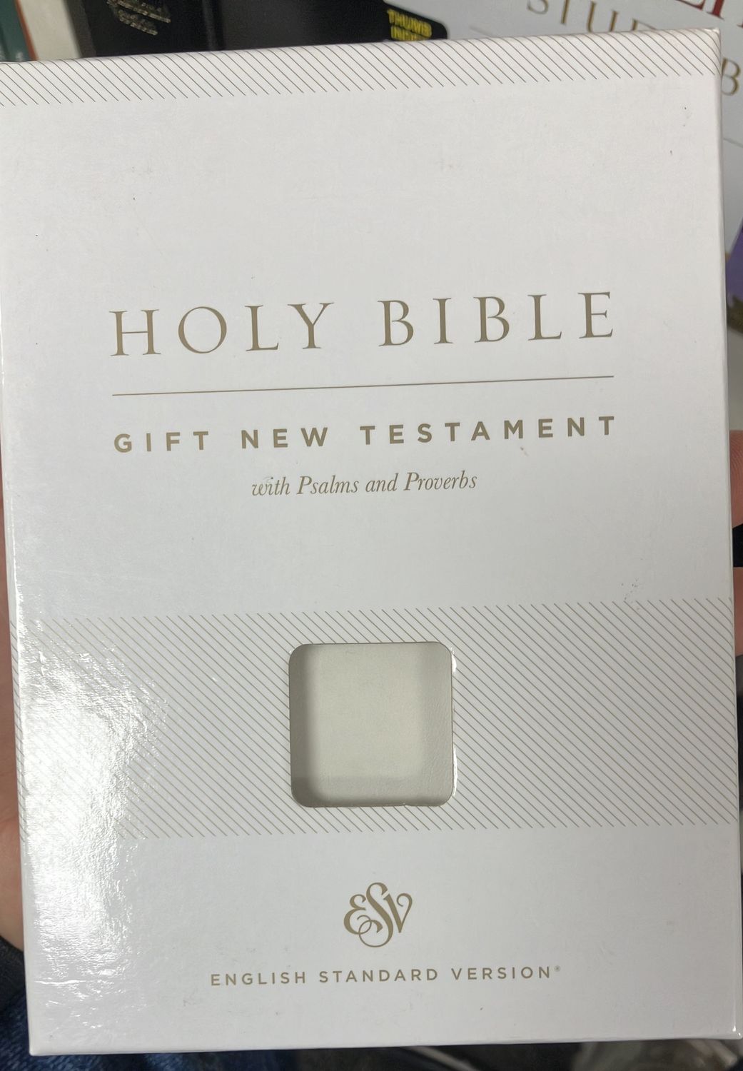 ESV NT + Psalm/Proverbs.