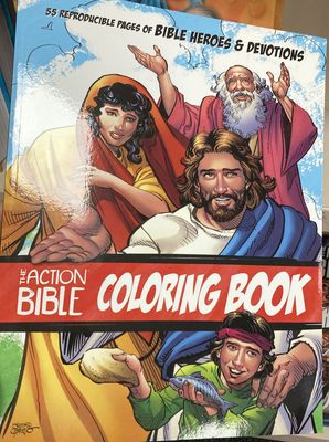 Action Bible Colouring Book