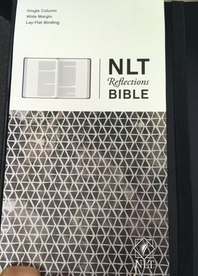NLT Bible Reflections HC Black.