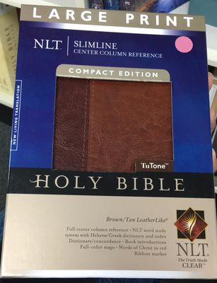 NLT Bible Ref Slimline Compact Tutone Im.
