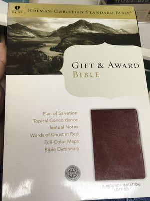 NCSB Gift &amp; Award Bible Leather Burg