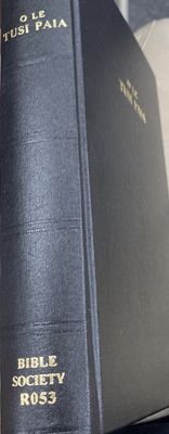 Samoan Bible (New) Black H/C
