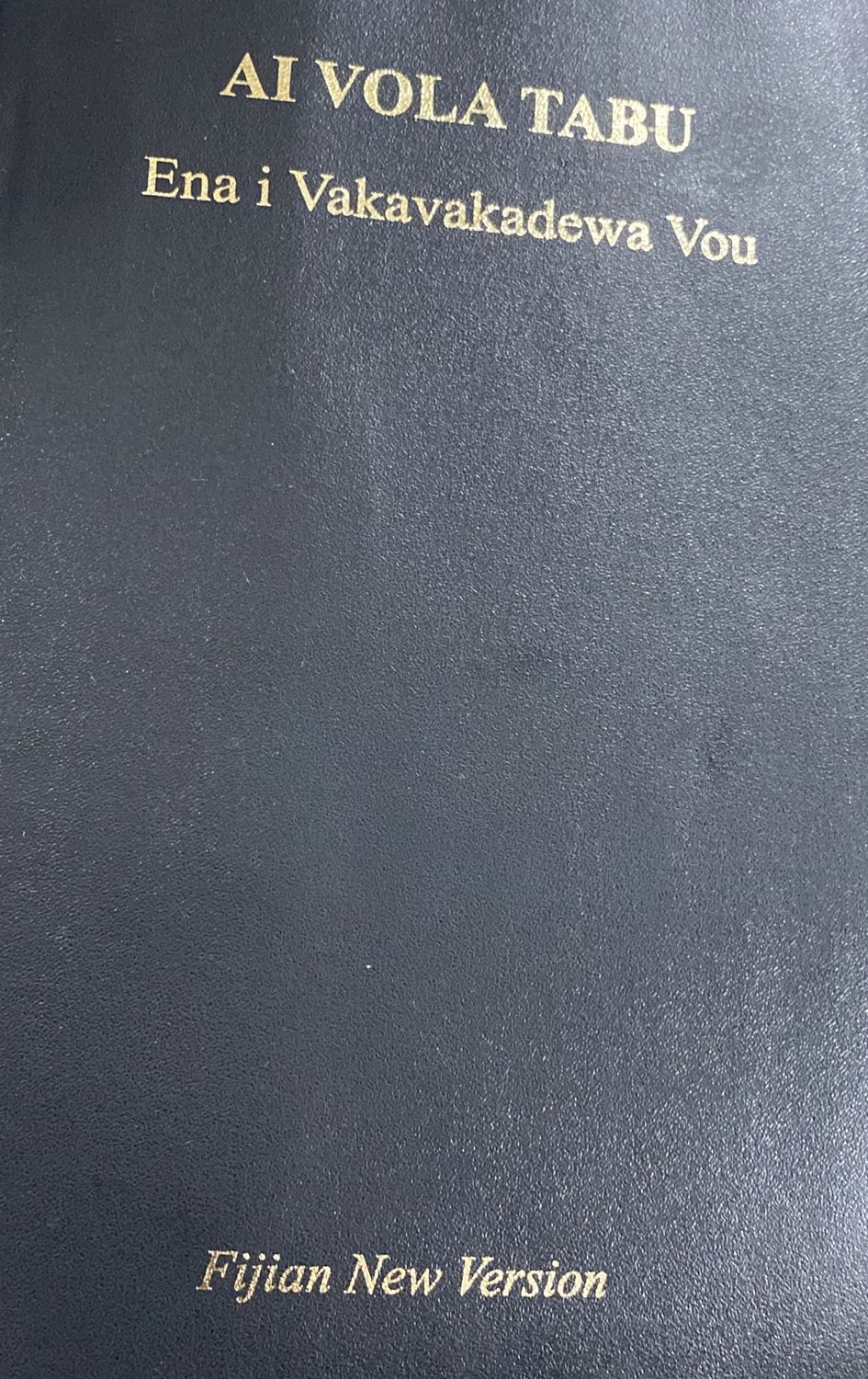 Fijian Bible New Version Black Vinyl