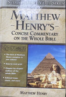 Matthew Henrys Concise Comm H/C Super