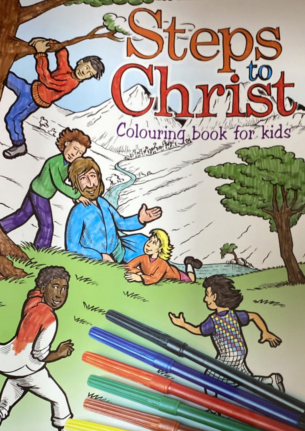 Steps to Christ Kids Colouring Book