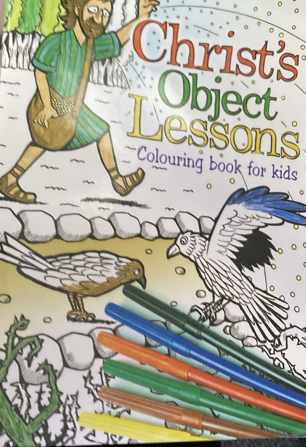 Christ&#39;s Object Lessons colouring Kids