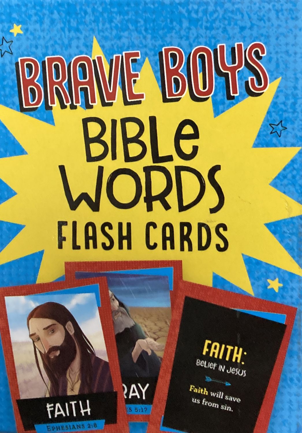 Brave Boys Bible Words Flash Cards
