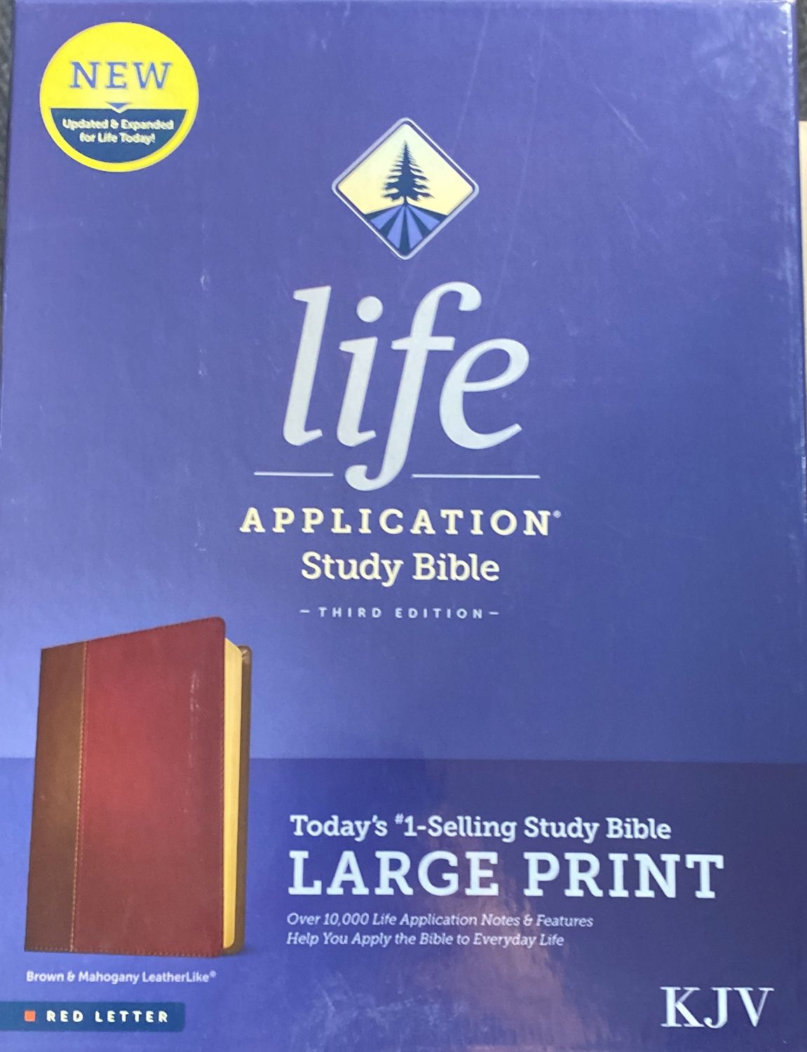BIBLE KJV LIFE APPLICATION L/PRINT 3RD E