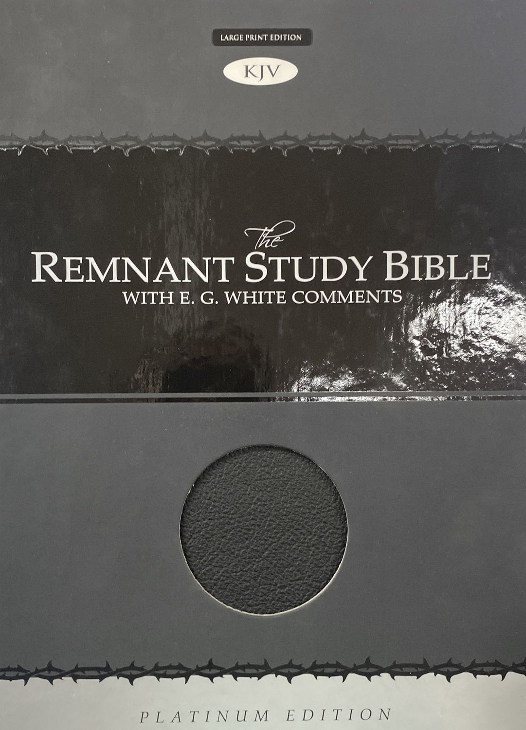 KJV Platinum Remnant Study Bible L/P BLK