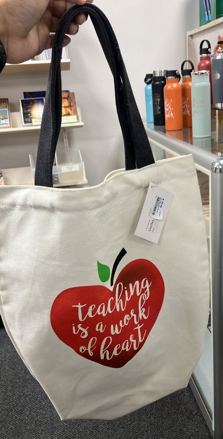 Tote Bag Teaching is a Work of Heart.