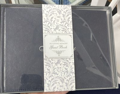 Guest Book Medium in Loving Memory Black.