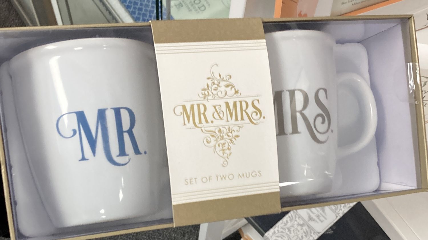 Mug Set 2pc Mr &amp; Mrs.