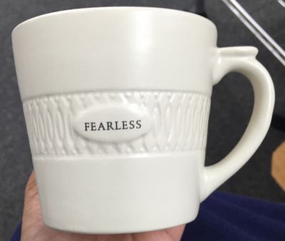 Mug - Fearless Textured: Spirit God gave.