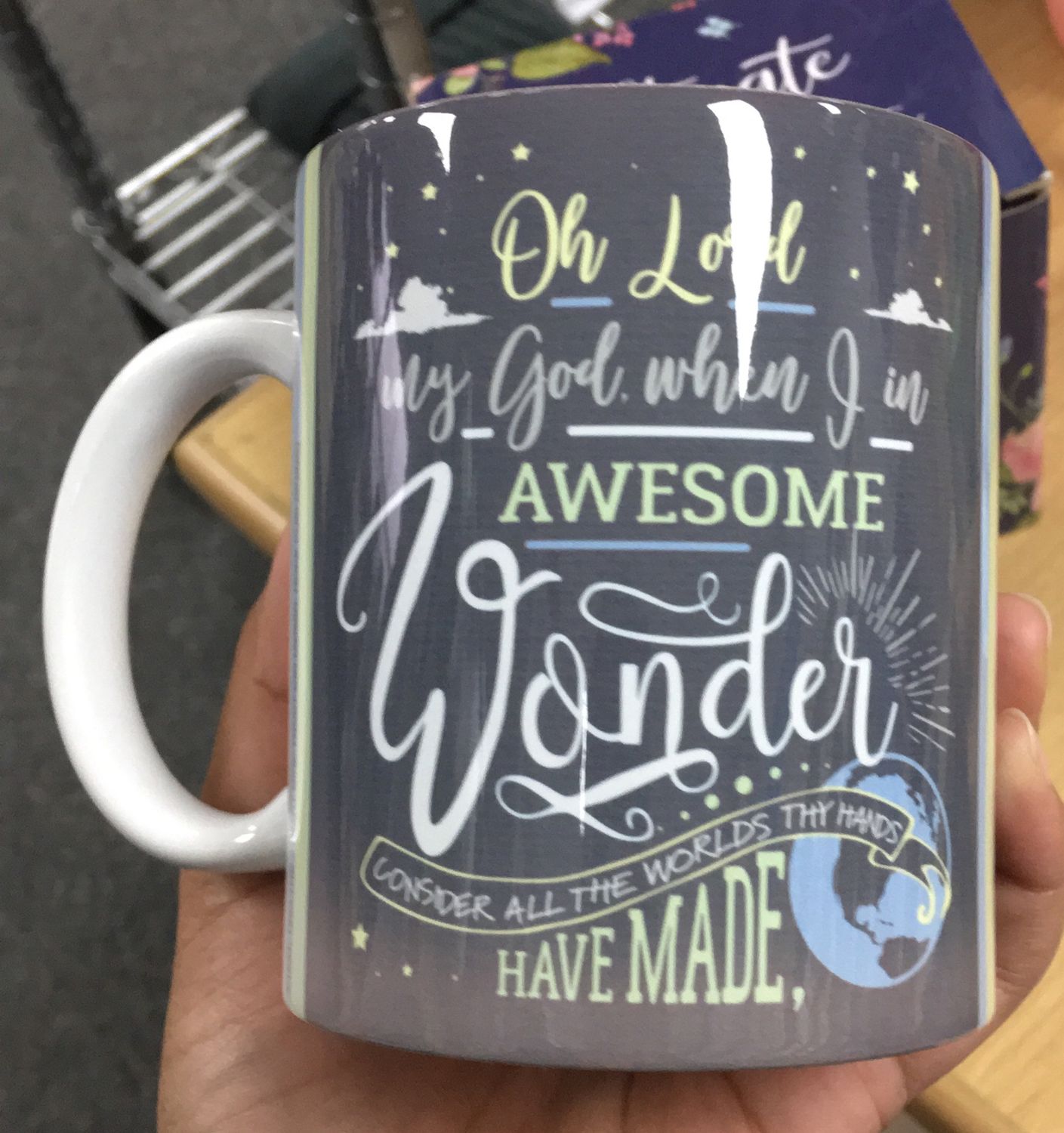 O Lord my God ceramic mug.