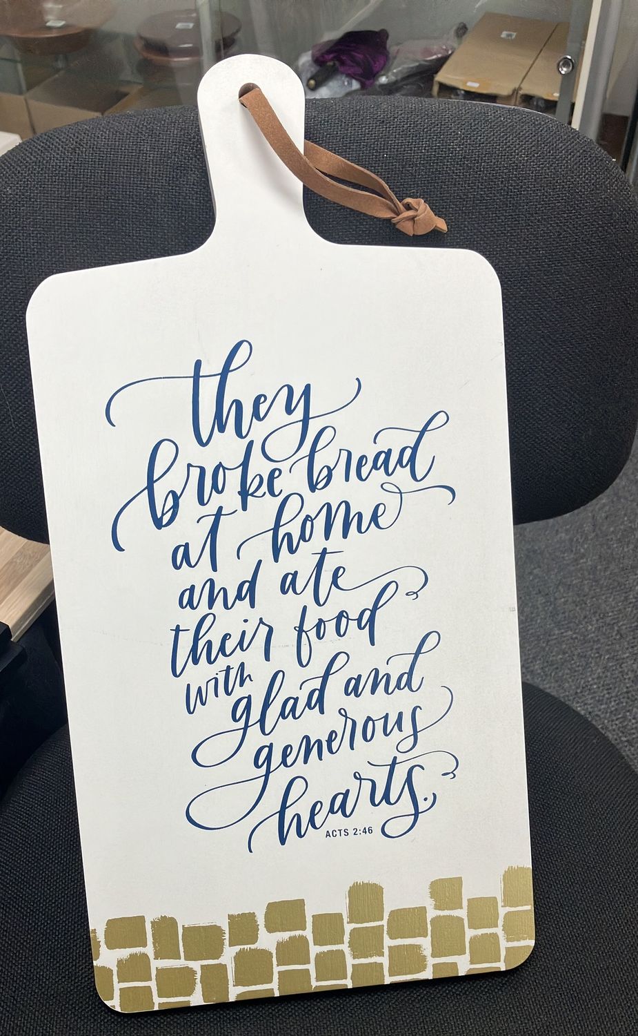 Bread Board Generous Hearts Wood.