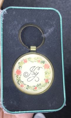 Keyring Tin Joy Rom 12:12.