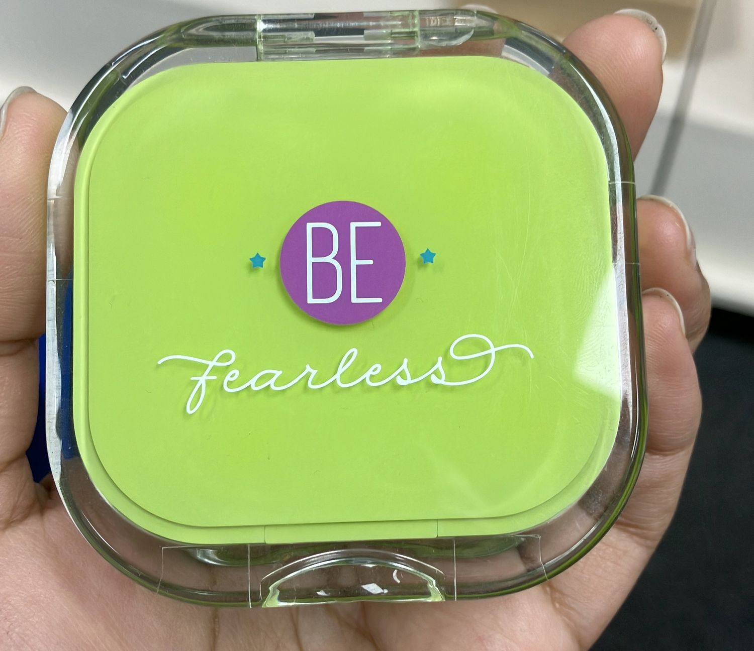 Be Fearless compact mirror - 2 Tim 1:7.