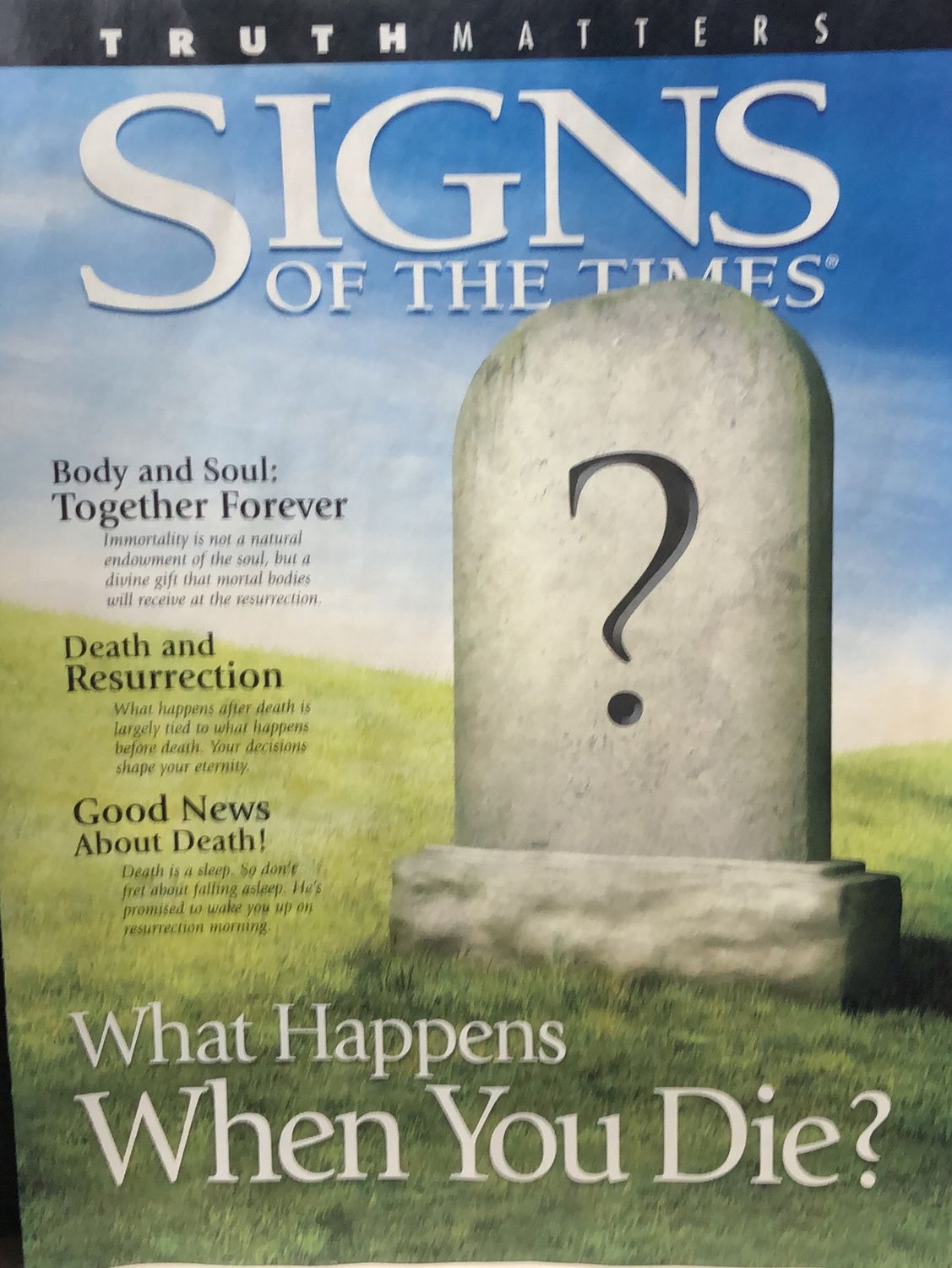 Signs Spec- What Happens When You Die