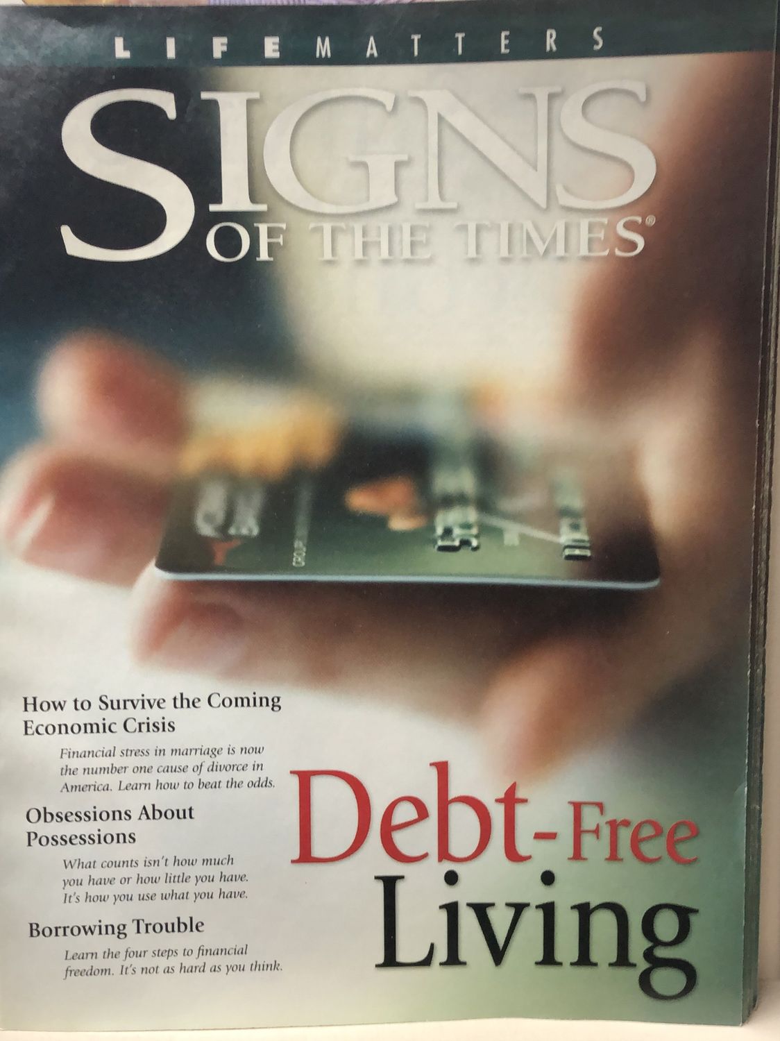 Signs Spec- Debt-Free Living