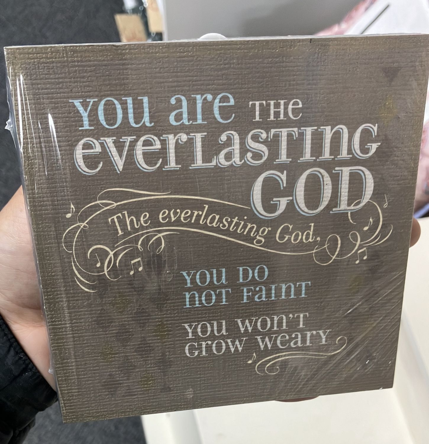 Plaque - Everlasting God 74749