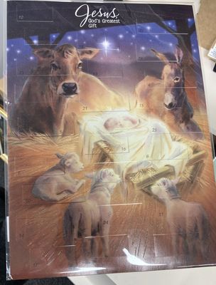 Advent Calendar Jesus God’s Greatest Gift.
