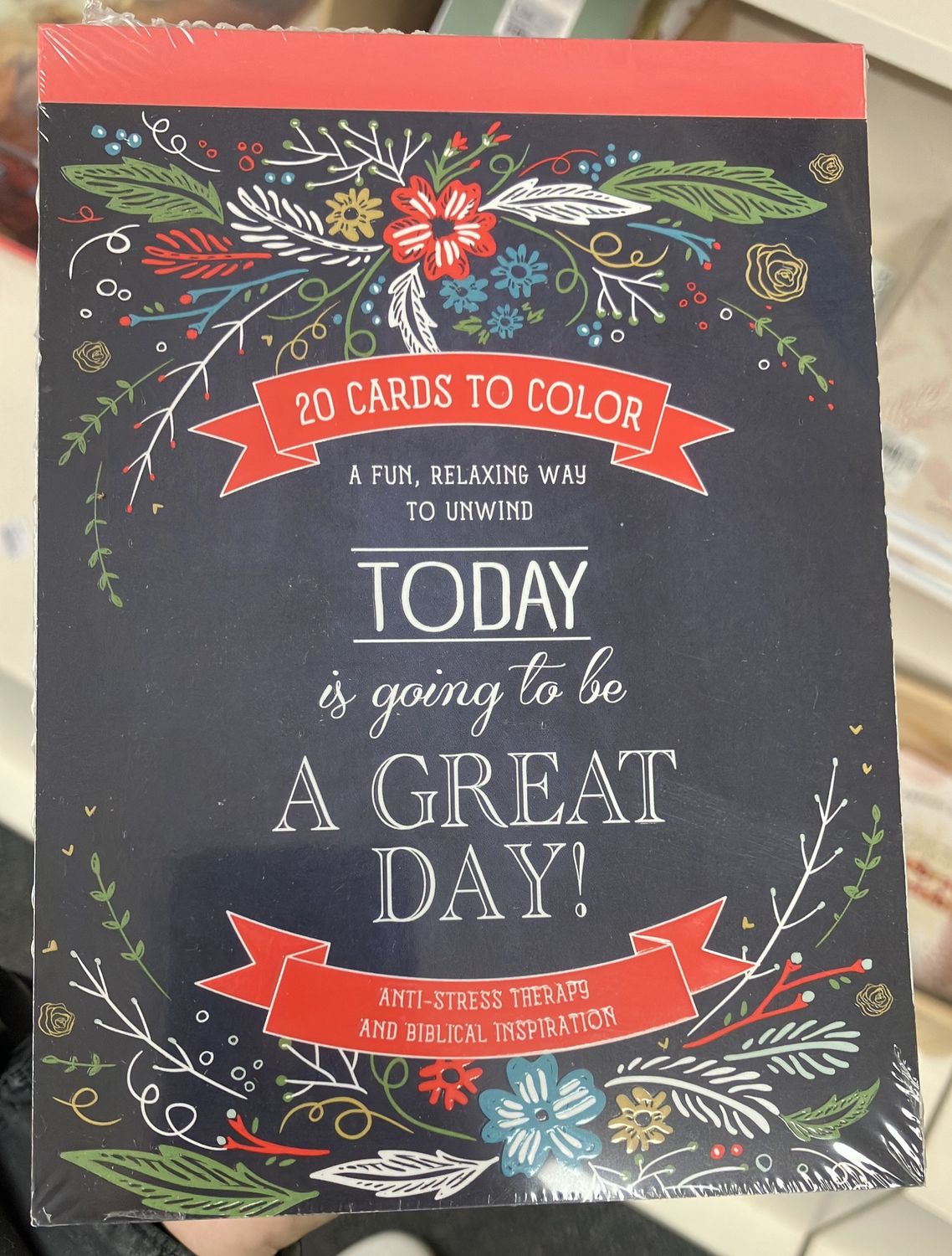 Colouring Postcards Book Today.
