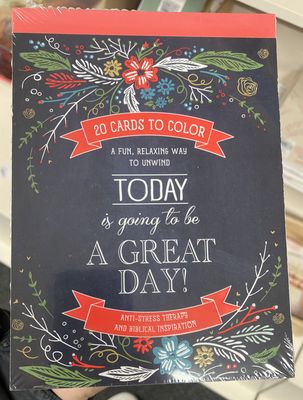 Colouring Postcards Book Today.