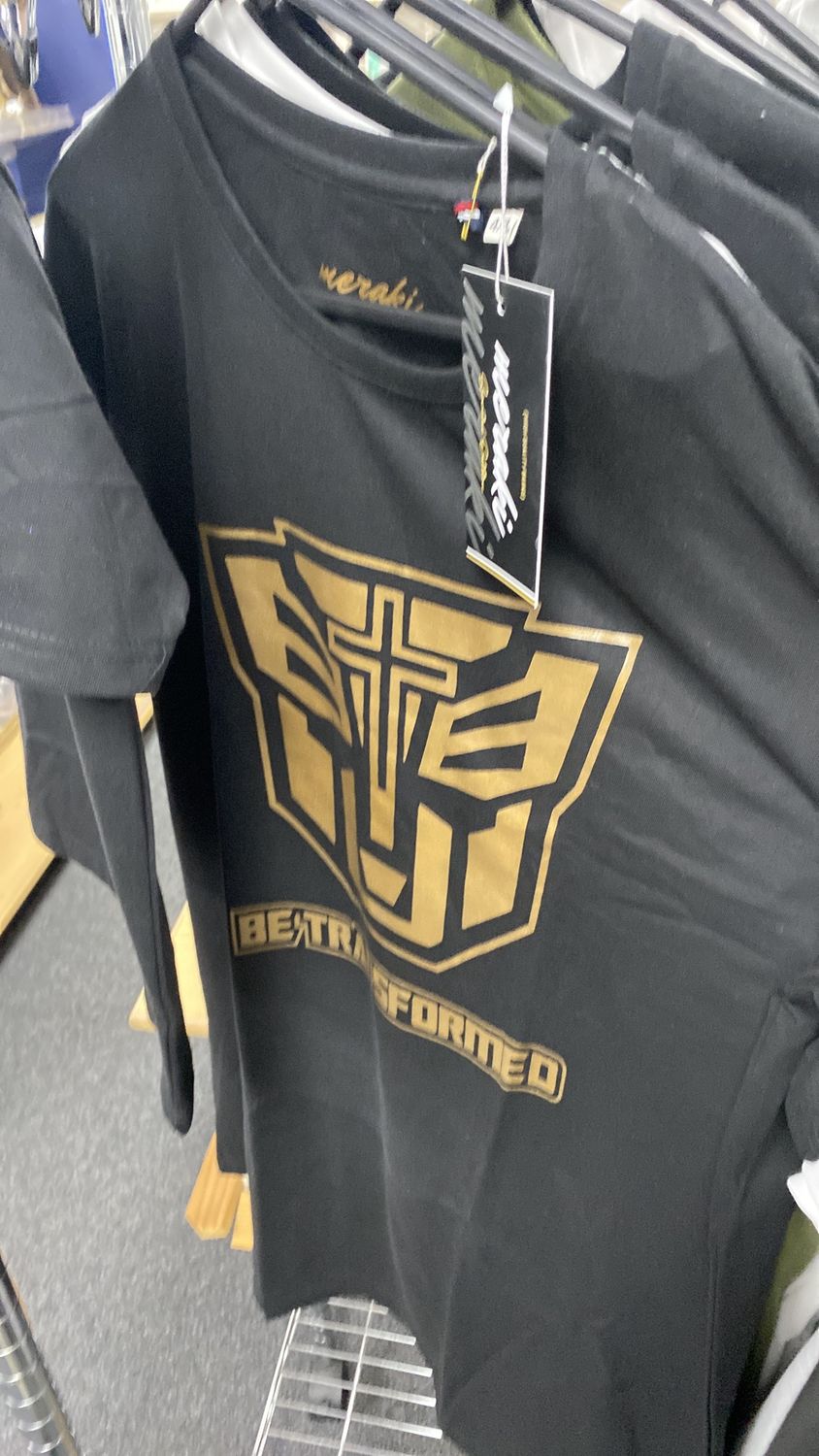 Tshirt Be Transformed Black 4XL