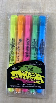Highlighter Twist-n-Glide Gel Tip set