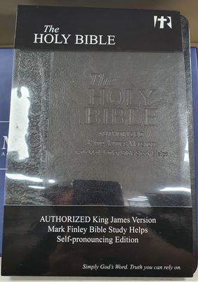 KJV Bible Black PU Mark Finley 