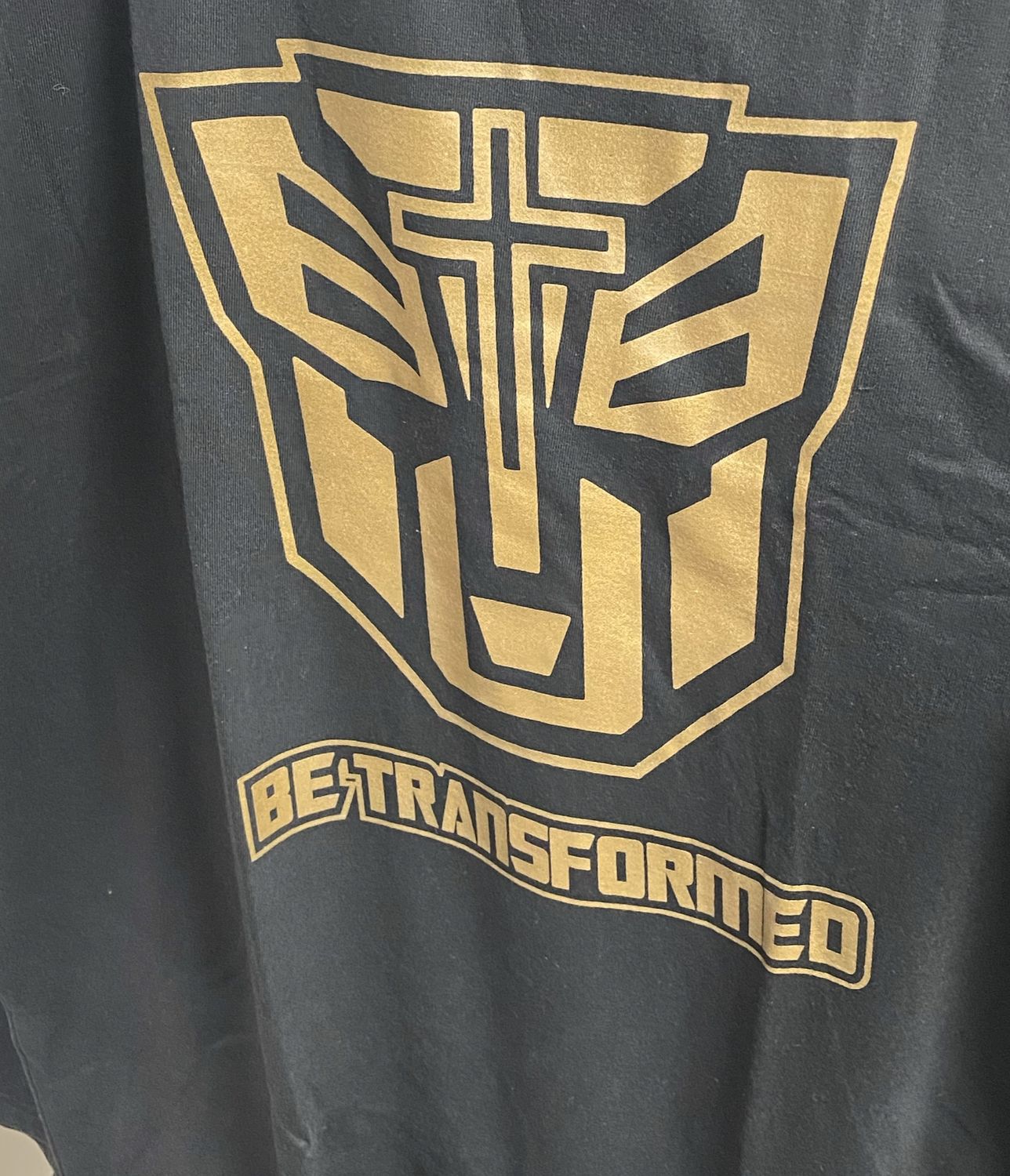Tshirt KIDS Be Transformed Black 4YR