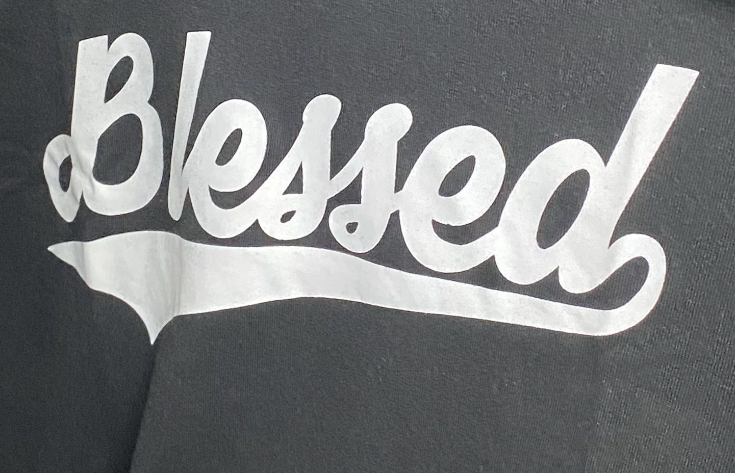 Tshirt KIDS Blessed Black 4YR