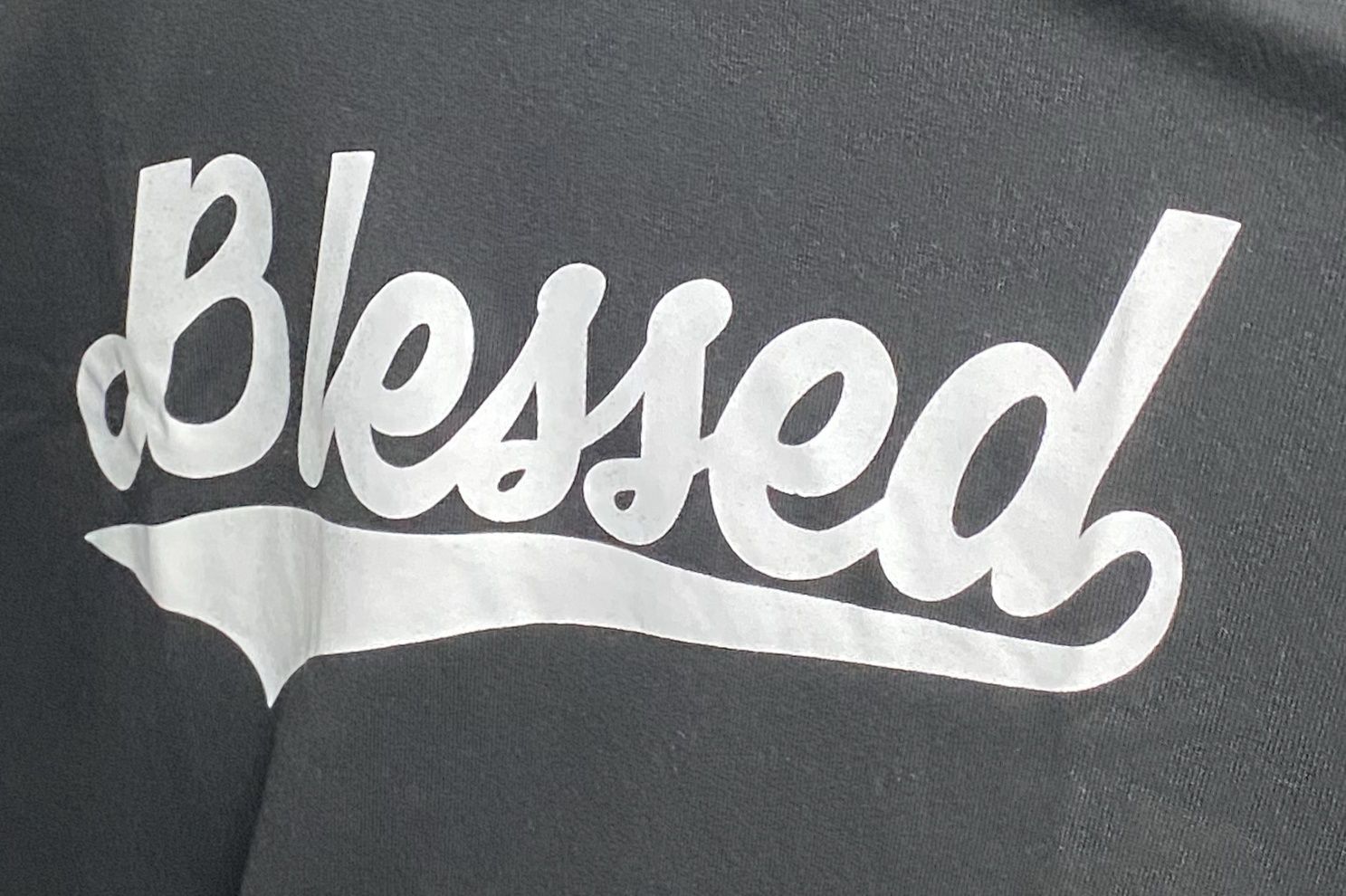 Tshirt KIDS Blessed Black 2YR