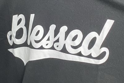 Tshirt KIDS Blessed Black 2YR