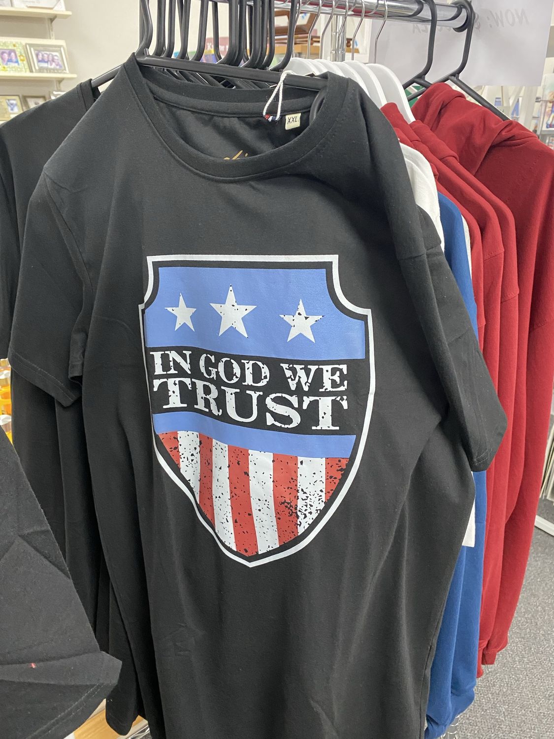 Tshirt In God We Trust Black 3XL