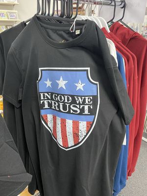 Tshirt In God We Trust Black 3XL