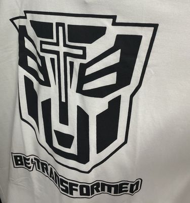 Tshirt KIDS Be Transformed White 4YR