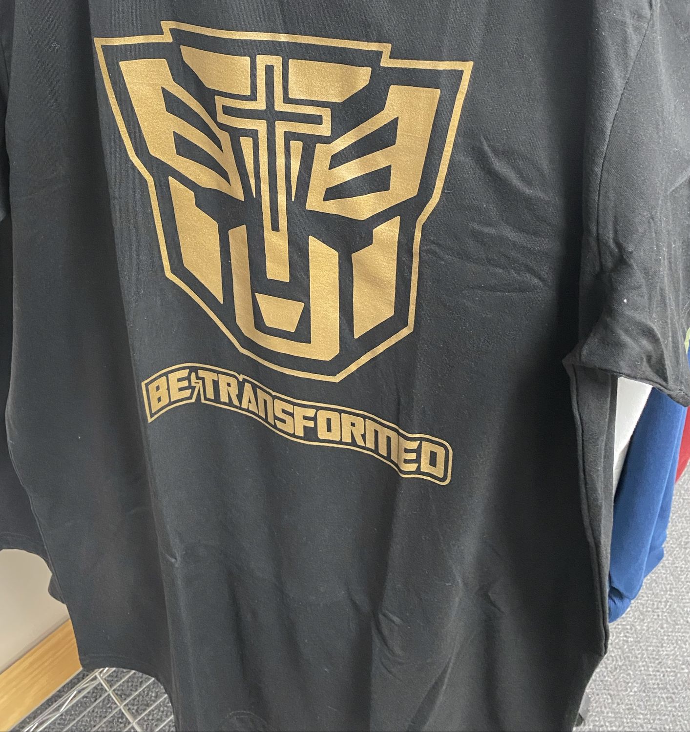 Tshirt Be Transformed Black LGE