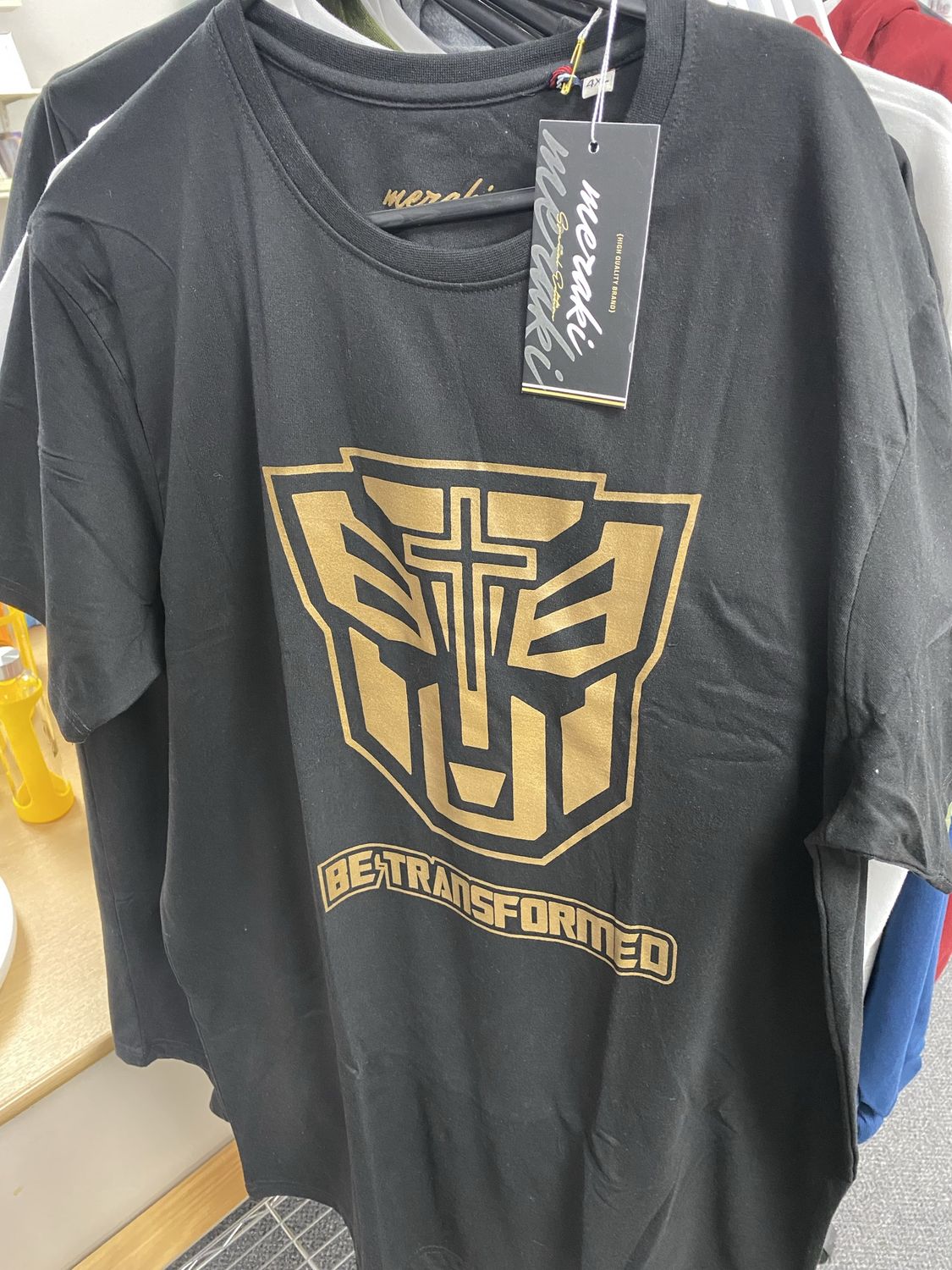 Tshirt Be Transformed White 3XL