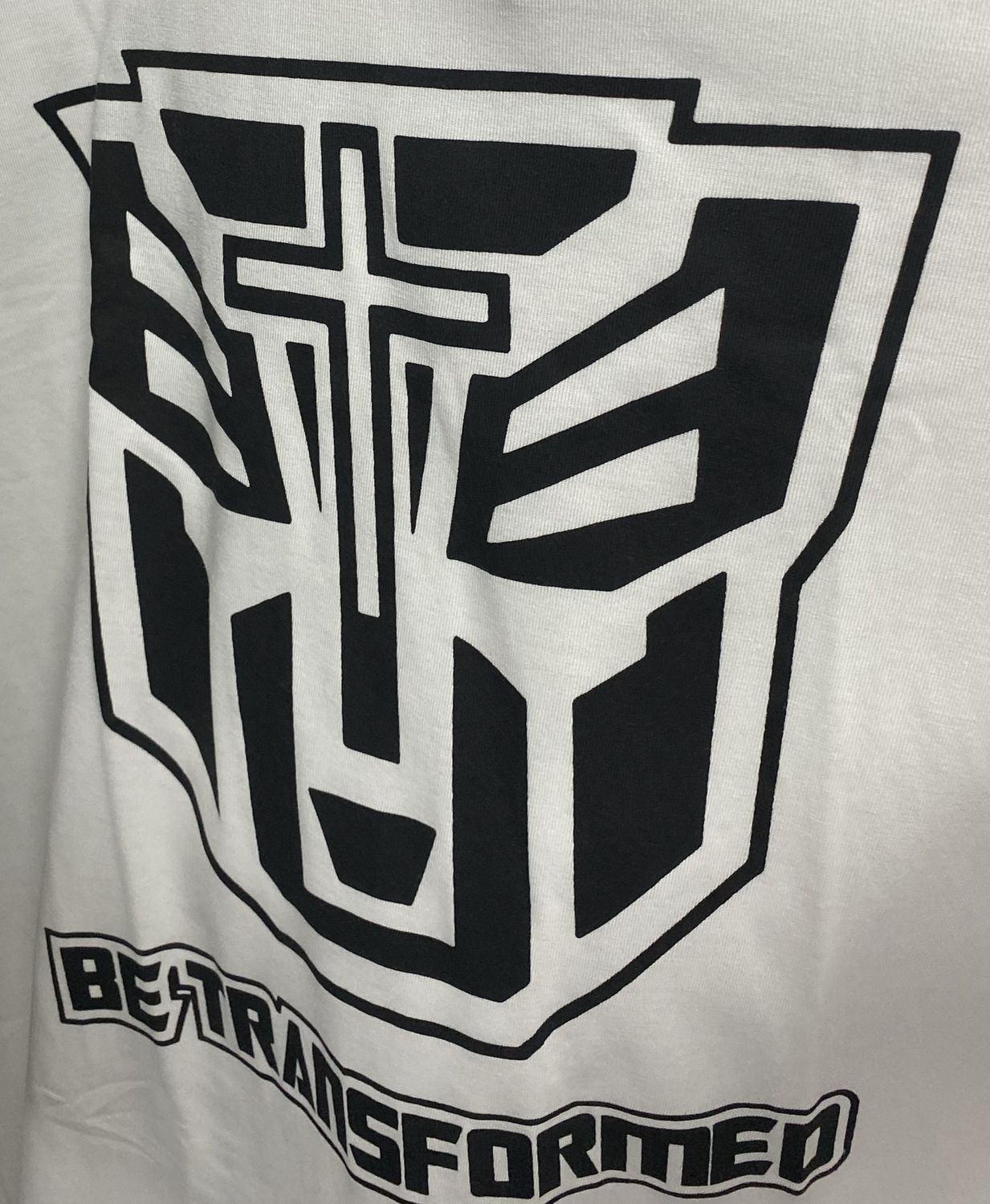 Tshirt KIDS Be Transformed White 6YR