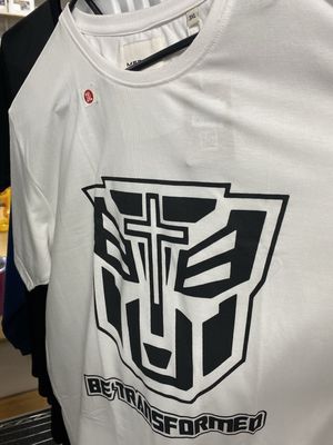 Tshirt Be Transformed White 2XL