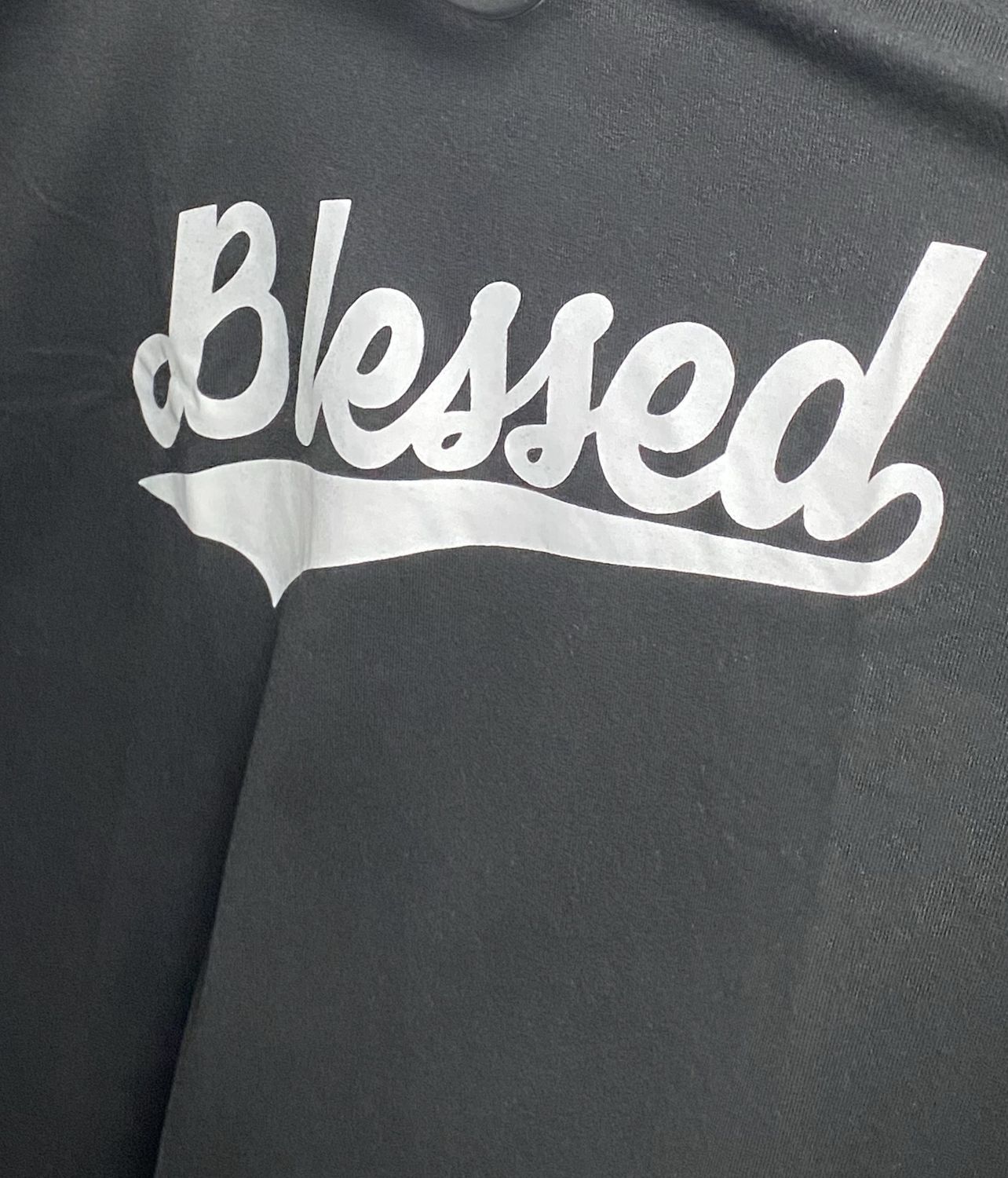 Tshirt KIDS Blessed Black 6YR