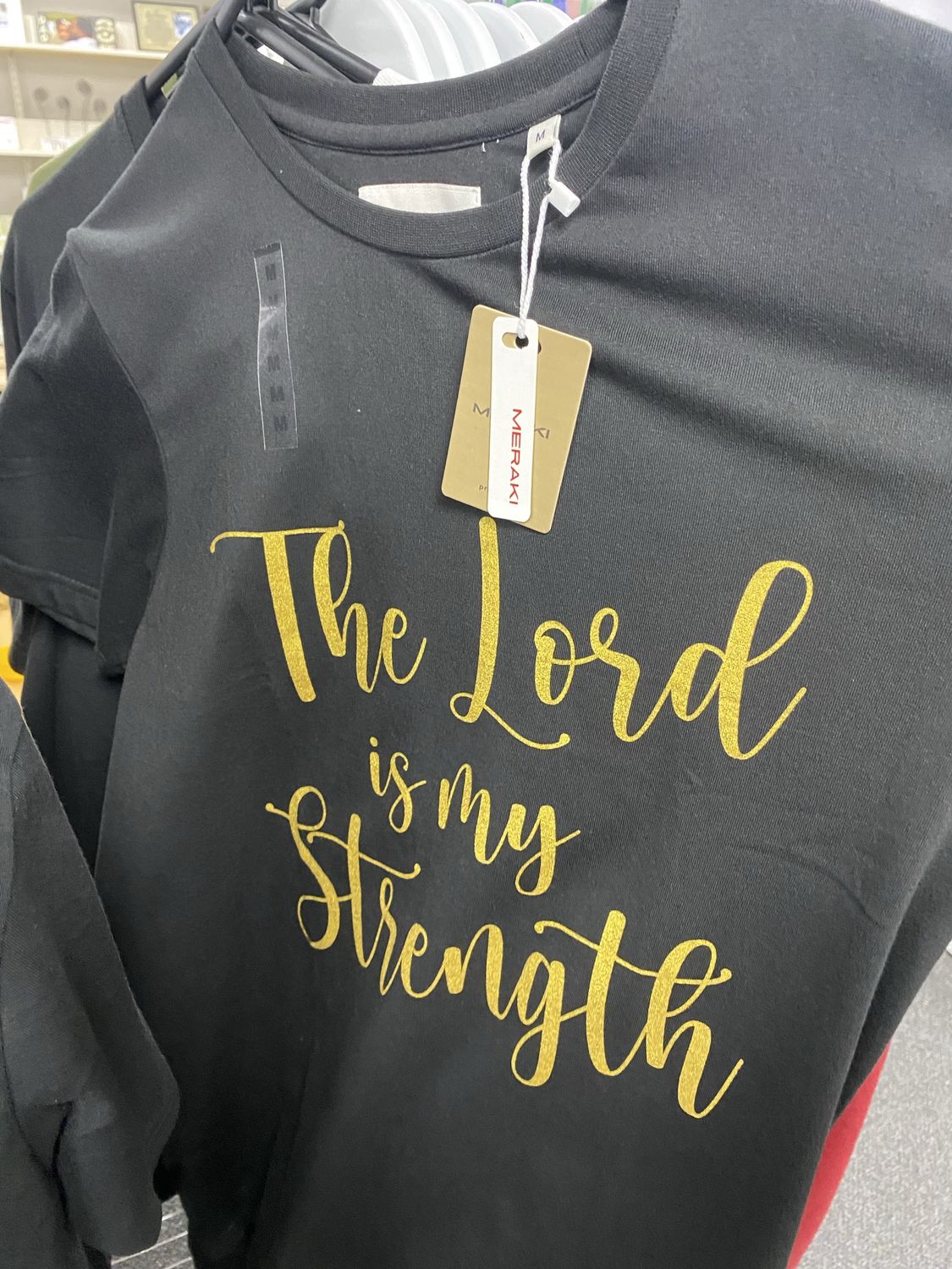 Tshirt Lord is My Strength Black LGE