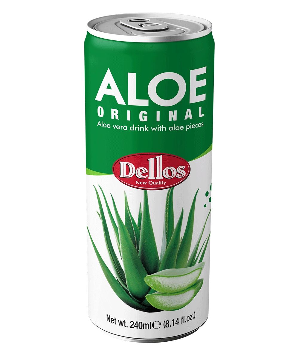 DELLOS ALOE 240ML CAN ORIGINAL