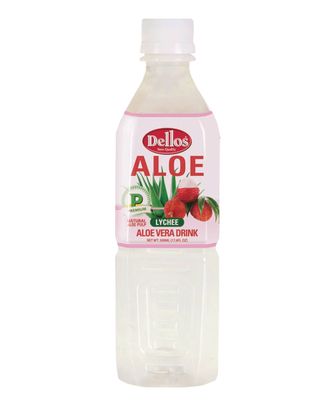 Dellos Aloe Vera Drink Lychee 500ml