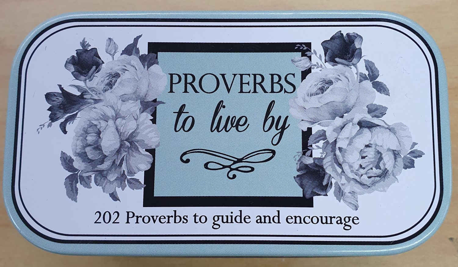 Promise Cards in Tin Proverbs to Live By