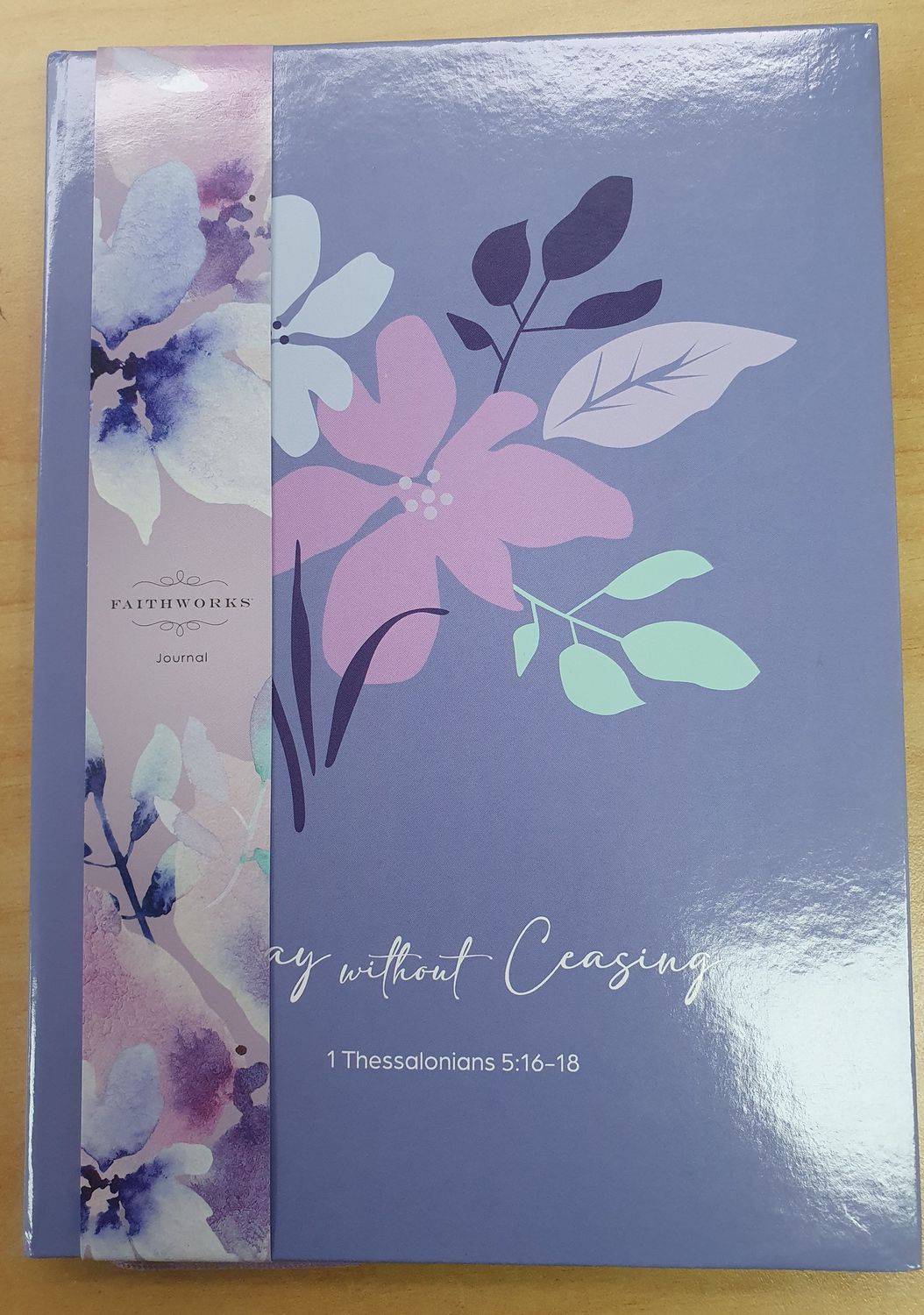 Journal Pray Without Ceasing Violet
