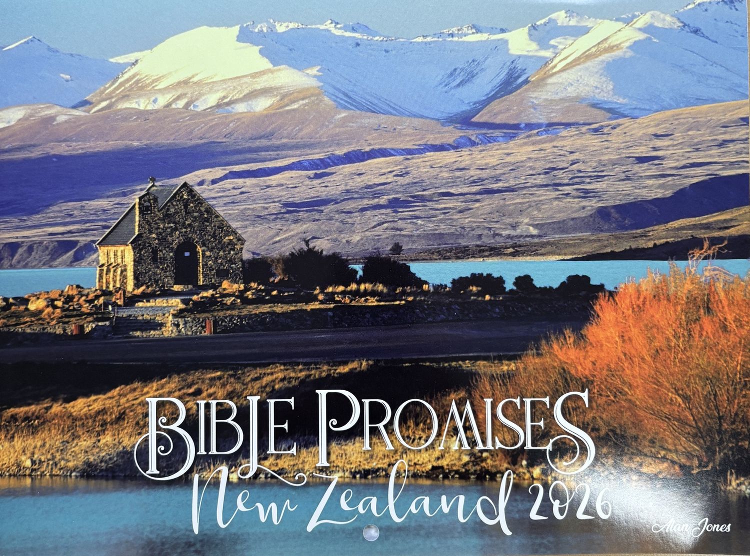 2026 Bible Promises Calendar - Month per A4 Page