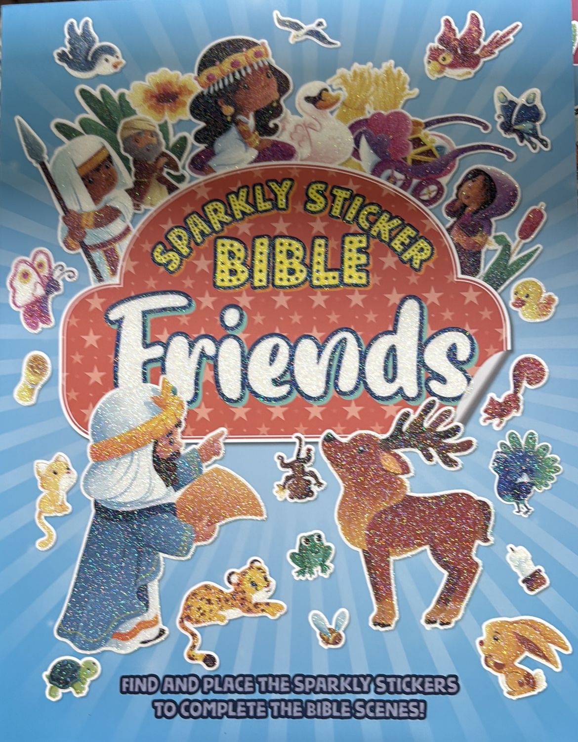 Sticker Sparkly-Bible Friends