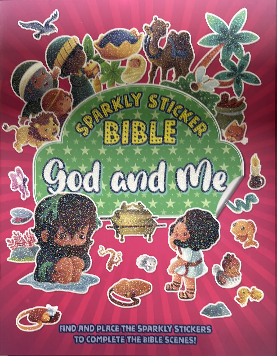 Sticker Sparkly-Bible God &amp; Me